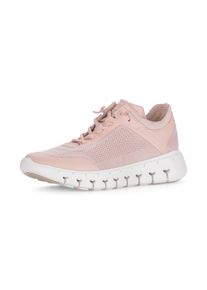 Slip-On Sneaker Gabor, Damen, Gr. 36, rose, Synthetik, Textil, Schuhe Slip-On Sneaker, Freizeitschuh, Halbschuh, Schn&uuml;rer, mit elastischem Schn&uuml;rsenkel