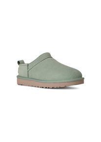 UGG Australia Clog UGG "Unisex CLASSIC MICRO", M&auml;dchen, Gr. 6 (37), artichoke, Veloursleder, Schuhe Clog, Homeslippers, Pantoffel, Schlupfschuh im neuen Design