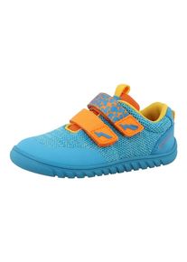 Barfu&szlig;schuh Lurchi "Benny Barefoot", Jungen, Gr. 27, t&uuml;rkis, orange, Textil, Schuhe Barfu&szlig;schuh, Halbschuh, Klettschuh, Gr&ouml;&szlig;enschablone zum Download