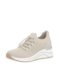 Slip-On Sneaker Remonte, Damen, Gr. 40, beige, Lederimitat, Textil, Glitzer, Schuhe Slip-On Sneaker, Schlupfschuh, Slipper, Halbschuh mit Lite&acute;n Soft-Ausstattung