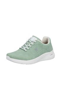 Sneaker Rieker, Damen, Gr. 37, mint, Textil, Basic, Schuhe Sneaker, Schn&uuml;rschuh, Freizeitschuh, Halbschuh mit leichter Laufsohle