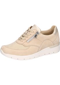Waldl&auml;ufer Schn&uuml;rschuh WALDL&Auml;UFER "K-RAMONA-Soft", Damen, Gr. 3,5 (36), ros&eacute;, ros&szlig;&eacute;goldfarben, Nappaleder, Nubukleder, Textil, Schuhe Schn&uuml;rschuh, Freizeitschuh, Halbschuh mit Orthotritt-Ausr&uuml;stung, K-Weite