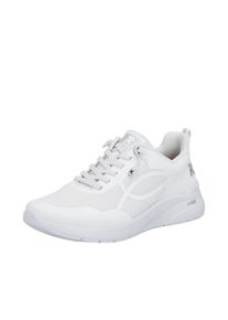 Slip-On Sneaker Rieker, Damen, Gr. 36, wei&szlig;, Textil, Basic, Schuhe Slip-On Sneaker, Schlupfschuh, Halbschuh, Freizeitsneaker mit Gummizug