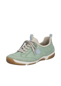 Slip-On Sneaker Rieker, Damen, Gr. 43, mint, Lederimitat, Schuhe Slip-On Sneaker, Slipper, Schlupfschuh, Freizeitsneaker aus Lederimitat