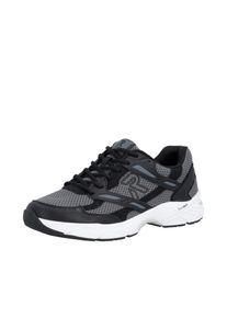 Sneaker RIEKER SPORT, Herren, Gr. 44, schwarz, grau, Lederimitat, Textil, Schuhe Sneaker, Freizeitsneaker, Halbschuh, Ugly-Schn&uuml;rer in bequemer Form