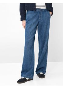 Brax Damen Palazzohose Style MAINE USED REGULAR BLUE, Blau, Gr. 36