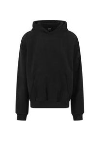 Kapuzenpullover Urban Classics "Urban Classics Jacquard Velvet Oversized Hoody", Herren, Gr. XL, schwarz, 100% Polyester, unifarben, oversize, ohne Ausschnitt, Pullover Kapuzenpullover