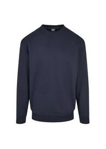 Sweatshirt Urban Classics "Urban Classics Herren Crewneck Sweatshirt", Herren, Gr. S, midnightnavy, 65% Baumwolle, 35% Polyester, unifarben, Rundhals, Sweatshirts Sweatshirt