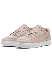 Sneaker Puma "CAVEN III TOPCAT", Herren, Gr. 38,5, rose latte, frosted ivory, Puma gold, Synthetik, kariert, Schuhe Sneaker, Obermaterial aus Synthetik, Innenmaterial aus Textil, mit Schn&uuml;rung