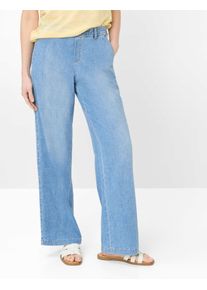 Brax Damen Palazzohose Style MAINE USED LIGHT BLUE, hellblau, Gr. 42