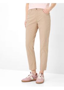 Brax Damen Five-Pocket-Hose Style MARY S ALMOND, Beige, Gr. 46K