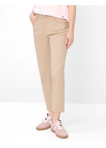 Brax Damen Five-Pocket-Hose Style CAROLA S ALMOND, Beige, Gr. 48K