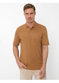Brax Herren Polo Style PETE peanut, braun, Gr. L
