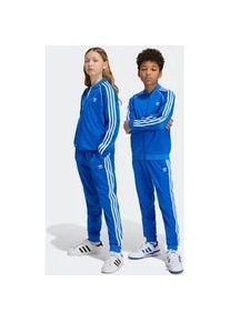 Sporthose Adidas ORIGINALS "ADICOLOR SST KIDS", M&auml;dchen, Gr. 152, N-Gr, blau, Trikot, Obermaterial: 100% Polyester, Hosen Sporthose, Superstar Kinder Trainingshose