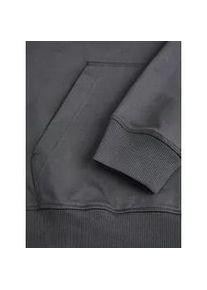 Jack & Jones Kapuzensweatshirt JACK & JONES "JORNORREBRO EMB SWEAT HOOD NOOS", Herren, Gr. M, grau (asphalt), angeraute Sweatware, Obermaterial: 89% Baumwolle, 11% Polyester, unifarben, relaxed fit normal, Rundhals, Rippb&uuml;ndchen, Sweatshirts, mit Logo Print