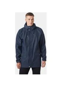 Regenmantel Helly Hansen "MOSS RAIN COAT", Herren, Gr. L, navy, Obermaterial: 100% Polyurethan, h&uuml;ftbedeckend, M&auml;ntel, wasserdichtes und winddichtes Material, mit Kapuze und Kordelzug