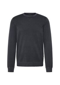 Strickfleece-Pullover Blend "Strickpullover BHAddo", Herren, Gr. 3XL, schwarz (salute), Obermaterial: 100% Baumwolle CO., Pullover Strickfleece-Pullover