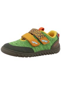 Barfu&szlig;schuh Lurchi "Benny Barefoot", Jungen, Gr. 26, gr&uuml;n, curry, Textil, Schuhe Barfu&szlig;schuh, Halbschuh, Klettschuh, Gr&ouml;&szlig;enschablone zum Download