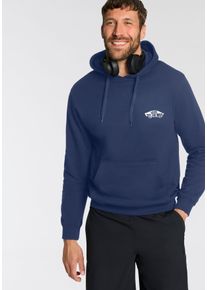 Kapuzensweatshirt Vans "DOUBLE STANDARD PULLOVER", Herren, Gr. L, deep indigo, Obermaterial: 56% Baumwolle, 44% Polyester, Sweatshirts Kapuzensweatshirt