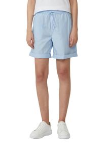 Shorts s.Oliver, Damen, Gr. 36, N-Gr, blau (pastel blau), Obermaterial: 50% Baumwolle, 50% Lyocell. Futter: 100% Baumwolle, unifarben, regular fit ca. Mitte Oberschenkel, Hosen Shorts, Sommerhose mit elastischem Bund
