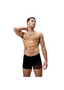 Badehose Speedo, Herren, Gr. 6M, N-Gr, schwarz (schwarz, neon c), Obermaterial: 80% Nylon, 20% Elasthan, Badehosen Badehose, schnell trocknend