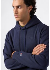 Kapuzensweatshirt Champion "Hooded Sweatshirt", Herren, Gr. M, nny, Obermaterial: 70% Baumwolle, 30% Polyester, Sweatshirts Kapuzensweatshirt