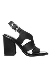 Michael Kors Sandaletten mit Absatz - Raven Block Heeled Sandal - Gr. 37 (EU) - in Schwarz - f&uuml;r Damen