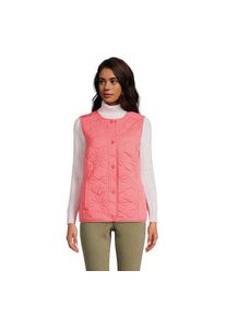 LANDS' END PrimaLoft Steppweste, Damen,  Pink, by Lands' End
