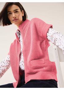 Walbusch Baumwoll-Zip-Strickweste