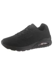 Sneaker Skechers "Uno - Stand on Air", Herren, Gr. 41, schwarz, Synthetik, Schuhe Sneaker, Freizeitschuh, Halbschuh, Schn&uuml;rschuh mit extra D&auml;mpfung, Topseller