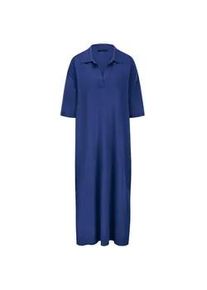 Polo-Strickkleid Emilia Lay blau, 44