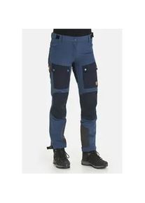 Softshellhose WHISTLER "Anissy", Damen, Gr. 38, EURO-Gr&ouml;&szlig;en, blau (blau, dunkelblau), 65% Polyester, 35% Baumwolle, mehrfarbig, lang, Hosen Softshellhose, mit atmungsaktivem Material