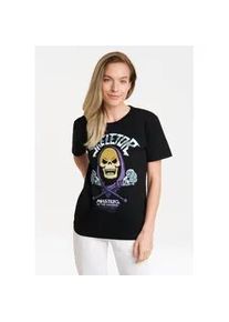 T-Shirt logoshirt "MOTU - Skeletor", Damen, Gr. XL, schwarz, 100% Baumwolle, bedruckt, normal, Rundhals, Shirts T-Shirt, mit lizenziertem Print