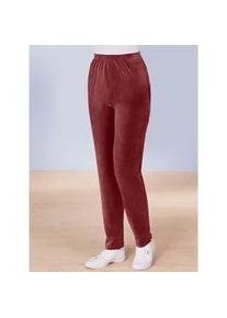 Nickihose Classic Basics, Herren, Gr. 24/25, Normalgr&ouml;&szlig;en, rot (bordeaux), 80% Baumwolle, 20% Polyester, unifarben, lang, Hosen