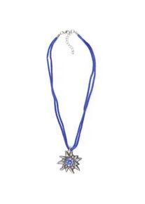 Allg&auml;u Rebell Collier ALLG&Auml;U REBELL "Maria", Damen, Gr. onesize, Metall, blau, Basic, Halsketten Collier, mit Edelwei&szlig;