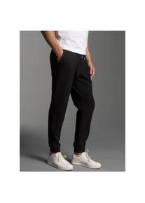 Jerseyhose TRIGEMA "TRIGEMA Jogginghose mit aufgesetzten Taschen", Damen, Gr. XL, US-Gr&ouml;&szlig;en, schwarz, Sweatware, 55% Polyester, 45% Baumwolle, Hosen Jerseyhose