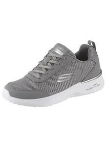 Sneaker Skechers "Skech-Air Dynamight - Fast Brake", Damen, Gr. 35, grau, Synthetik, Textil, Schuhe Sneaker, Metallic-Element an der Ferse, Freizeitschuh, Halbschuh, Schn&uuml;rschuh