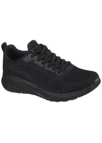 Sneaker Skechers "BOBS SQUAD CHAOS FACE OFF", Damen, Gr. 39, schwarz, Textil, Schuhe Sneaker, Freizeitschuh, Halbschuh, Schn&uuml;rschuh mit Komfort-Innensohle, Topseller