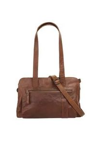 SPIKES & SPARROW Umh&auml;ngetasche SPIKES & SPARROW, Damen, Gr. B/H/T: 31cm x 20cm x 12cm onesize, braun (cognac), Leder, vintage, Taschen Umh&auml;ngetasche, echt Leder