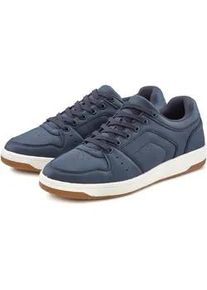 Sneaker AUTHENTIC LE JOGGER "Schn&uuml;rhalbschuh, Freizeitschuh, Schn&uuml;rschuh, Turnschuh", Herren, Gr. 40, blau (navy), Obermaterial: 100% Lederimitat. Decksohle: 100% Textilmaterial. Futter: 100% Textilmaterial. Laufsohle: 100% Synthetik, unifarben, Schuhe Sneaker, im modischen Casual-Look VEGAN