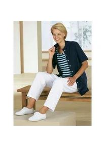 Relaxhose, Herren, Gr. 38, Normalgr&ouml;&szlig;en, wei&szlig;, 95% Baumwolle, 5% Elasthan, unifarben, lang, Hosen Relaxhose