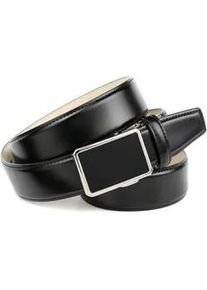 Lederg&uuml;rtel Anthoni Crown, Herren, Gr. 85, schwarz, Leder, unifarben, G&uuml;rtel Lederg&uuml;rtel, f&uuml;r Anz&uuml;ge in Schwarz