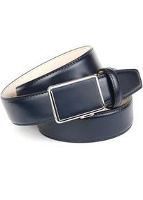 Lederg&uuml;rtel Anthoni Crown, Herren, Gr. 110, blau, Leder, unifarben, G&uuml;rtel Lederg&uuml;rtel, f&uuml;r Anz&uuml;ge in Dunkelblau