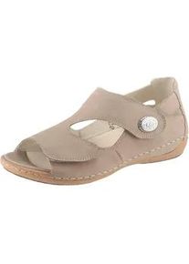 Waldl&auml;ufer Sandale WALDL&Auml;UFER, Damen, Gr. 5, grau (taupe), Nubukleder, Schuhe Sandale