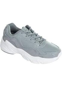 ENDURANCE ATHLECIA Sneaker ATHLECIA "CHUNKY Leather Trainers", Damen, Gr. 38, grau (grau, wei&szlig;), Leder, Schuhe Sneaker, im sportlichen Style