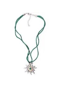 Allg&auml;u Rebell Collier ALLG&Auml;U REBELL "Maria", Damen, Gr. onesize, Metall, gr&uuml;n, Basic, Halsketten Collier, mit Edelwei&szlig;