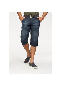 Bermudas Arizona "Tom", Herren, Gr. 46, N-Gr, blau (dunkelblau us), Denim/Jeans, Obermaterial: 100% Baumwolle, used, Basic, normal kniebedeckend, Hosen Bermudas