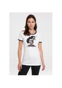 T-Shirt logoshirt "Der kleine Maulwurf", Damen, Gr. XXL, wei&szlig;, 100% Baumwolle, bedruckt, normal, Rundhals, Shirts T-Shirt, mit lizenziertem Print