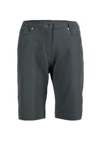 Bermudas DEPROC ACTIVE "KENORA URBAN Short & kurze Hose", Damen, Gr. 36/38 (M), Normalgr&ouml;&szlig;en, grau (anthra), 97% Polyester; 3% Elasthan, Hosen Bermudas, In melierter Optik