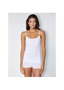 Achseltop Nina von C., Damen, Gr. 38, 2 Stk., Normalgr&ouml;&szlig;en, wei&szlig;, 100% Baumwolle, Unterhemden